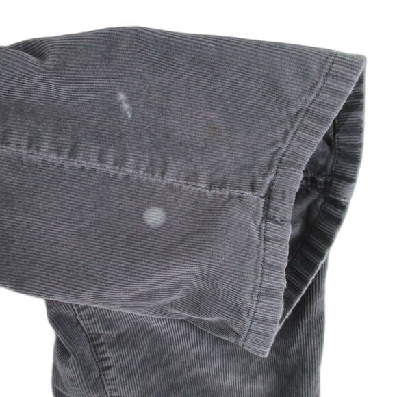 36x32 Distressed Converse One Star Men's Greenwich Straight Grey Corduroy Jeans - Picture 2 of 10